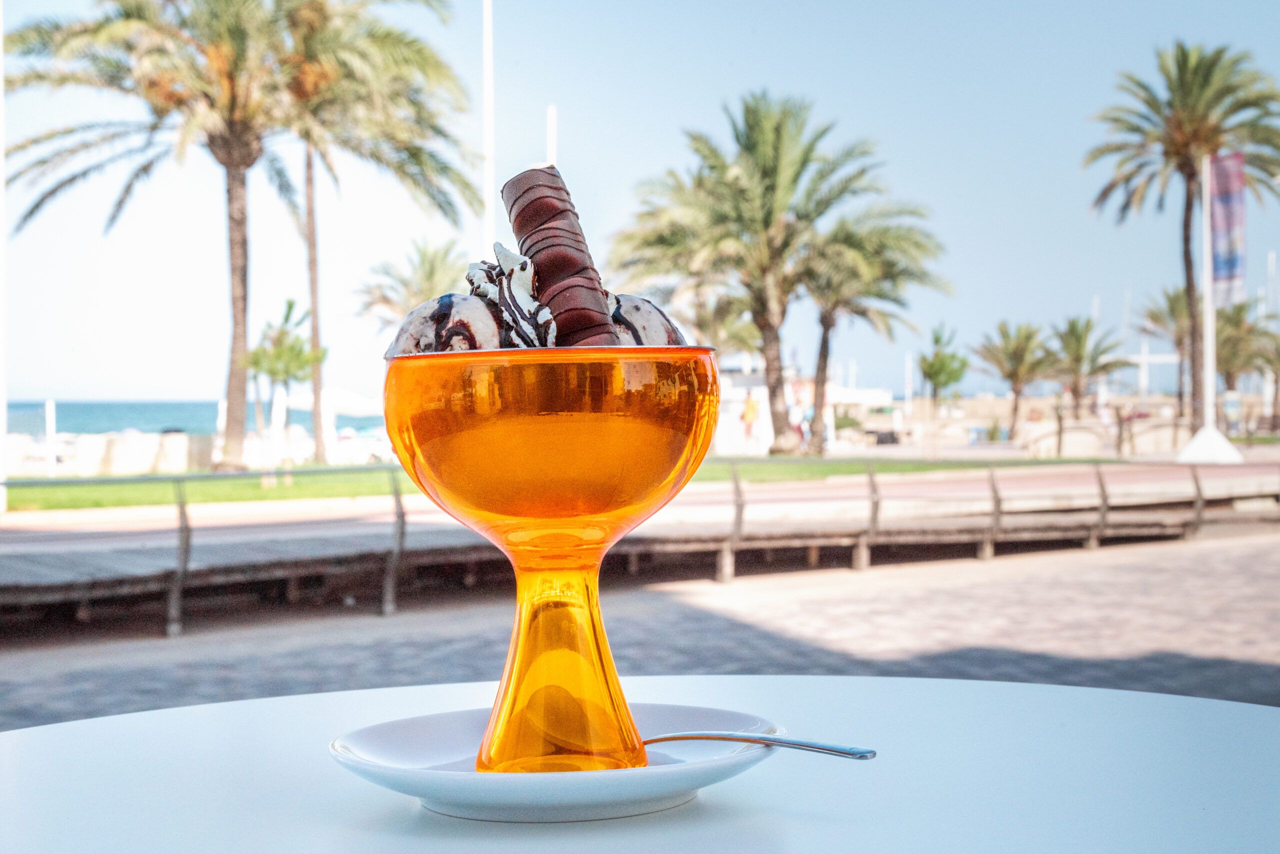 Helados artesanos en la Playa de Gandia